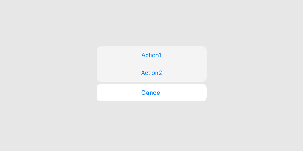 Action Sheet